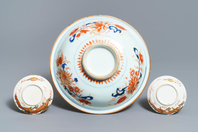 Une collection vari&eacute;e en porcelaine de Chine de style Imari, Kangxi/Yongzheng