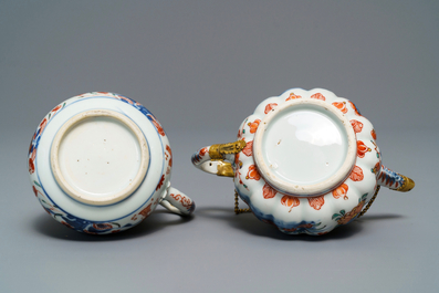 Neuf vases miniatures en porcelaine de Chine bleu et blanc et deux pi&egrave;ces en 'Amsterdams bont', Kangxi et apr&egrave;s