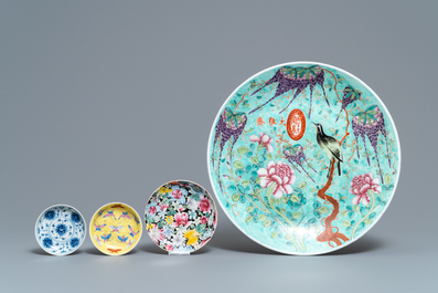 A varied collection of Chinese porcelain, Qing and Republic, 19/20th C.