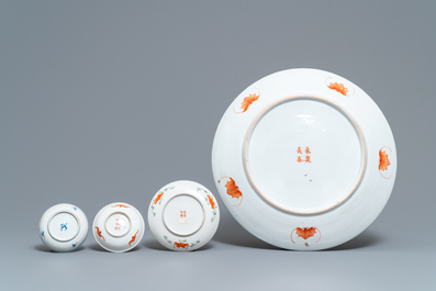 A varied collection of Chinese porcelain, Qing and Republic, 19/20th C.