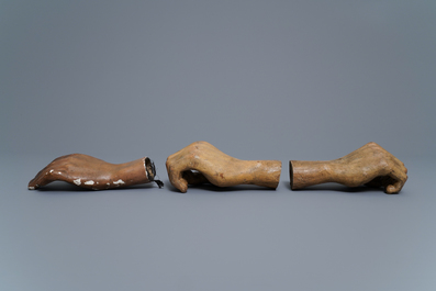 Two mannequin models with Japanese heads, France or Japan, 19th C.