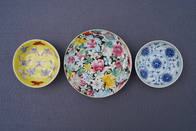 A varied collection of Chinese porcelain, Qing and Republic, 19/20th C.