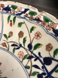 Four Chinese famille verte dishes, Kangxi