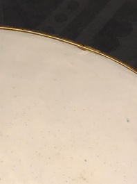 A fine Chinese Canton enamel landscape bowl, Yongzheng