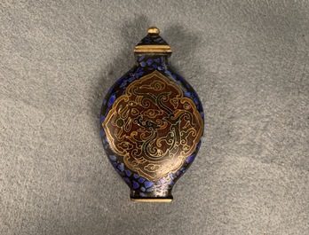 Ten Chinese cloisonn&eacute; snuff bottles, 19/20th C.