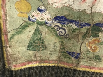 Een thangka met Witte Tara, Tibet, 18/19e eeuw