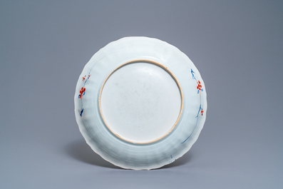 A Chinese famille verte 'Provinces' dish with the arms of Friesland, Kangxi/Yongzheng