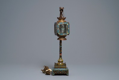 A Chinese cloisonn&eacute; lantern, Republic