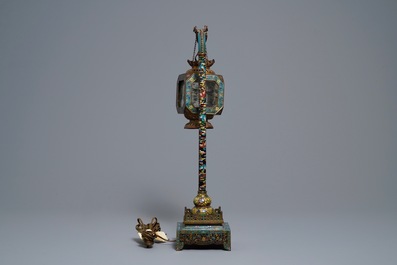 A Chinese cloisonn&eacute; lantern, Republic