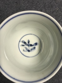 A varied collection of blue and white Chinese and Japanese porcelain, Ming and later