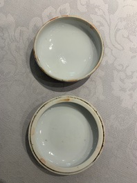 A varied collection of monochrome Chinese porcelain, 19/20th C.