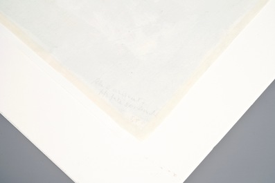 Nam Kwan (Cor&eacute;e, 1911-1990): Composition, aquarelle sur papier, dat&eacute;e 1974