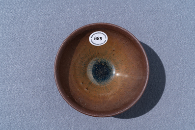 A Chinese Jian 'hare's fur' tea bowl, Song