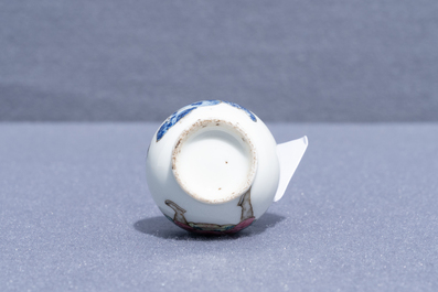 A Chinese famille rose miniature 'Wu Shuang Pu' vase, 19th C.