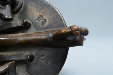 A bronze nest of weights, Nuremberg, Germany, 17th C.