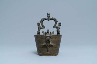 A bronze nest of weights, Nuremberg, Germany, early 17th C.