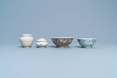 A varied collection of Chinese porcelain and pottery, Song and later