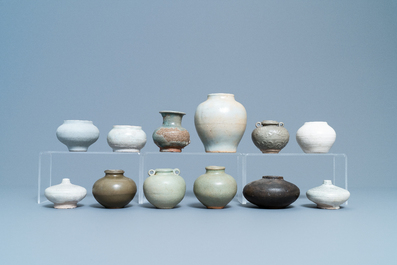 24 various small Chinese vases and jarlets, Song and later