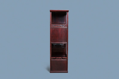 A Chinese wooden display cabinet, Republic