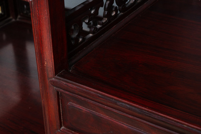 A Chinese wooden display cabinet, Republic