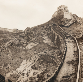 Deux grandes photos de Chine en noir et blanc, 1&egrave;re moiti&eacute; du 20&egrave;me