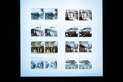 A collection of 201 stereoviews of China on glass slides, mostly Beijing, ca. 1903