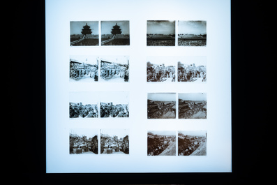 A collection of 201 stereoviews of China on glass slides, mostly Beijing, ca. 1903