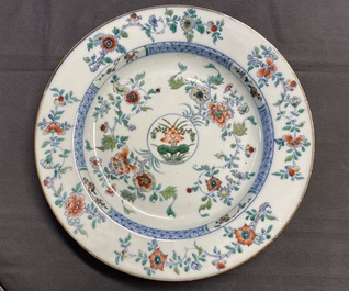 Four Chinese doucai dishes, Kangxi