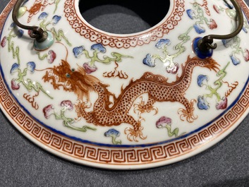 A Chinese famille rose warming bowl for the Straits or Peranakan market, Qianlong mark, 19/20th C.