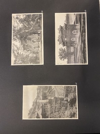 Een aantrekkelijk reisalbum met 107 zwart-witfoto's uit China, ca. 1900-1920