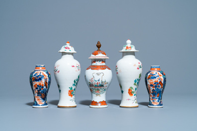 A varied collection of Chinese porcelain wares, Kangxi/Qianlong