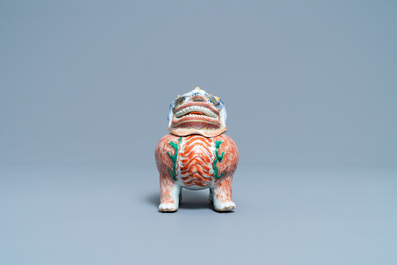 A Chinese wucai 'luduan' censer, Transitional period