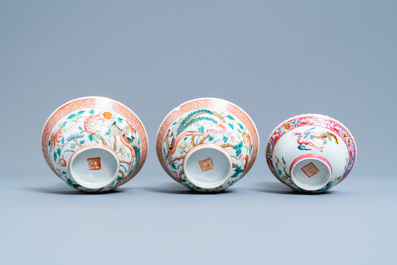 Six Chinese famille rose wares for the Straits or Peranakan market, 19th C.