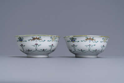 A varied collection of Chinese famille rose and monochrome wares, Qianlong and later