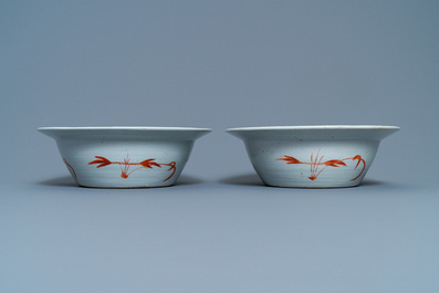 Two Chinese famille rose bowls, 19th C.