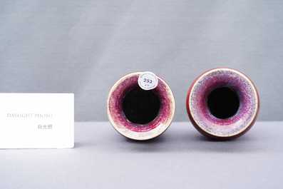 A varied collection of Chinese famille rose and monochrome wares, Qianlong and later