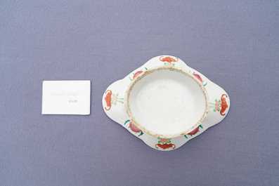 A varied collection of Chinese famille rose and monochrome wares, Qianlong and later