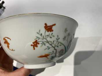 A Chinese famille rose 'peach blossom' bowl, Guangxu mark and of the period