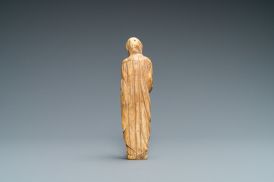 An ivory figure of a Madonna, 2nd half 16th C.