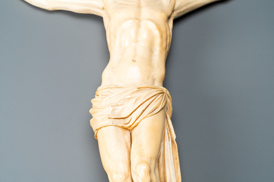 A large ivory Corpus Christi, probably France, 19th C.