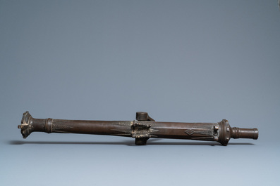 Een bronzen mobiel 'Lantaka' kanon, Indonesi&euml; of Maleisi&euml;, 17/18e eeuw