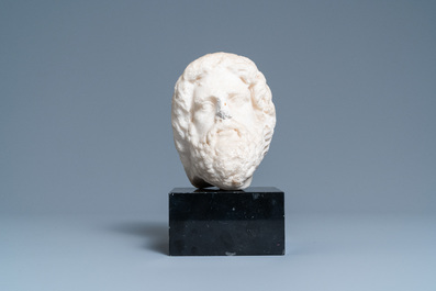 A Roman marble head of a bearded man