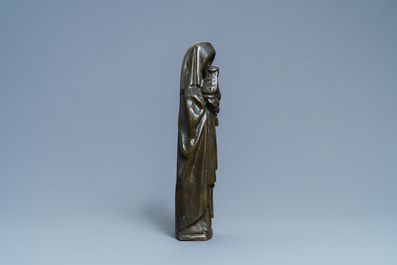 A bronze Saint Anne Trinity group in 16th C. style, ca. 1900