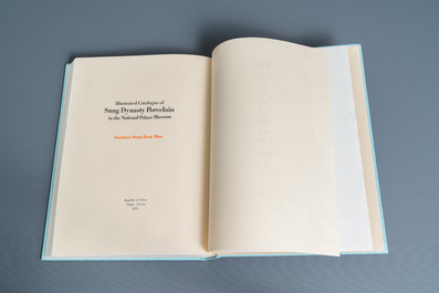 Illustrated catalogue of Sung Dynasty Porcelain in the National Palace Museum, vier volumes, Taipei, 1973