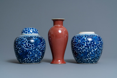 Une collection vari&eacute;e en porcelaine de Chine, Kangxi et apr&egrave;s