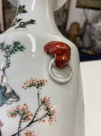 Een diverse collectie Chinees porselein, 19/20e eeuw