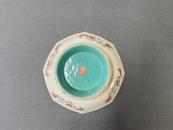 A Chinese famille rose 'Yin and Yang' bowl, Tongzhi mark and of the period