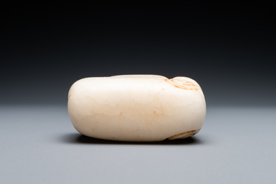 A marble amulet in the shape of a goat, Mesopotamia or Middle-East, 1st millenium BC