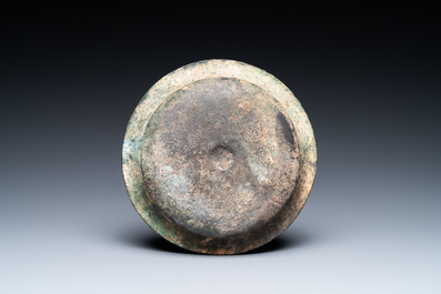 A Roman bronze 'satyr' bowl, probably 3rd/6th C.