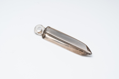 A blade-shaped rock crystal pendant, Funan kingdom, Oc Eo culture, Vietnam, 1st C. BC/7th C.